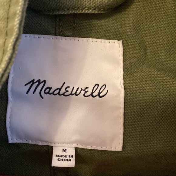 Madewell Green Army Utility Field Jacket Size M EUC - Picture 2 of 6